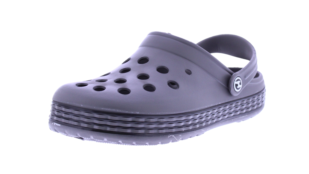 Men Two Color Linear Band Clog