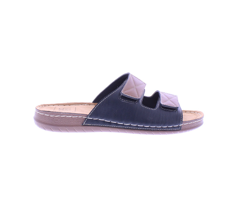 Men Double Velcro Slide