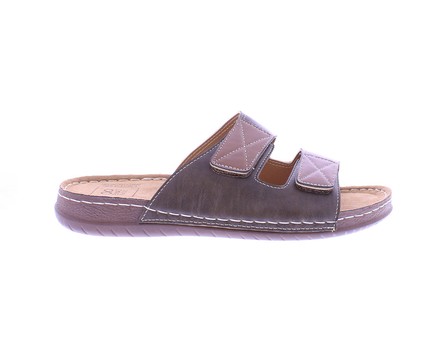 Men Double Velcro Slide