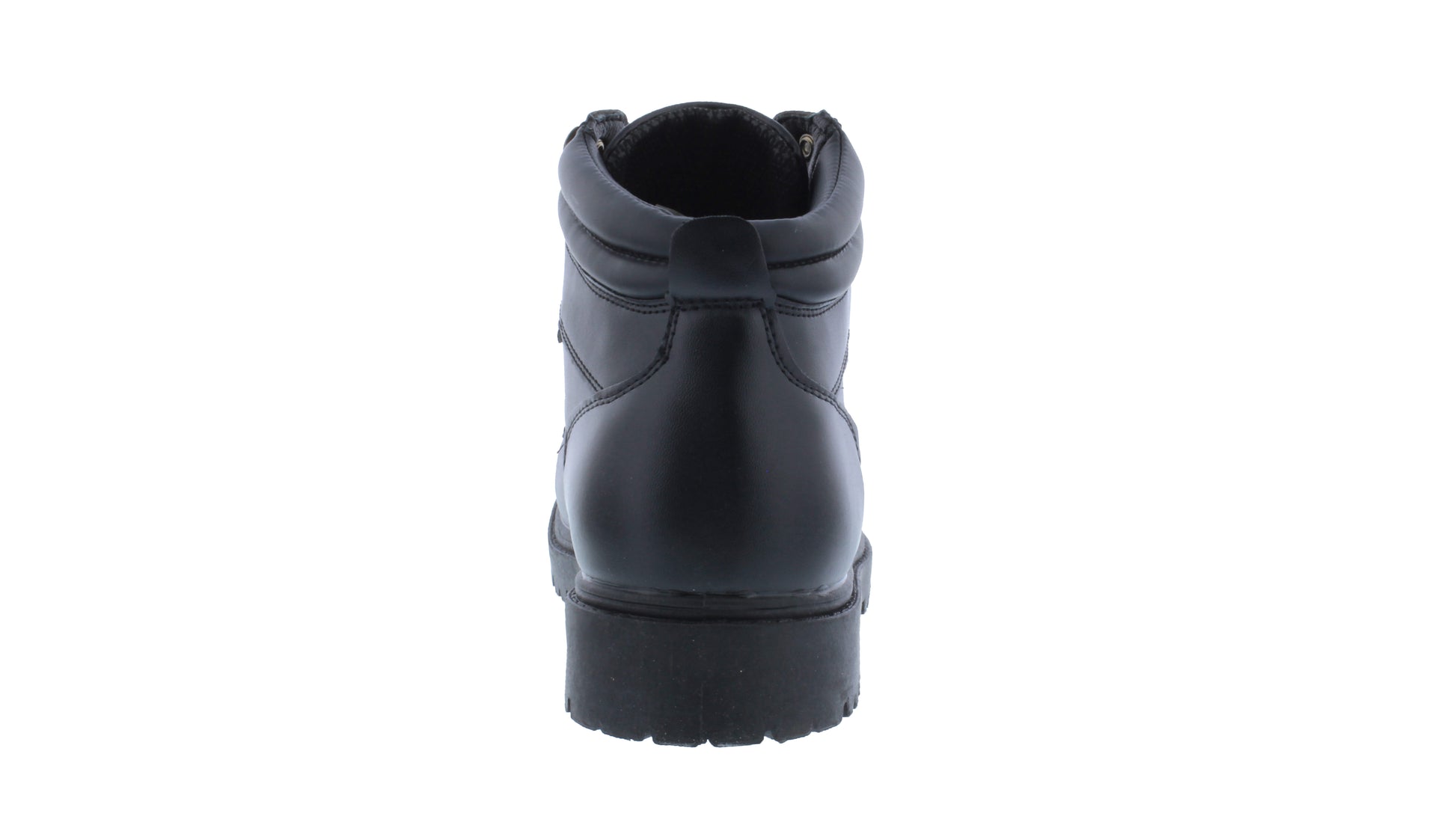 Bota con cordones de cuero sintético para hombre