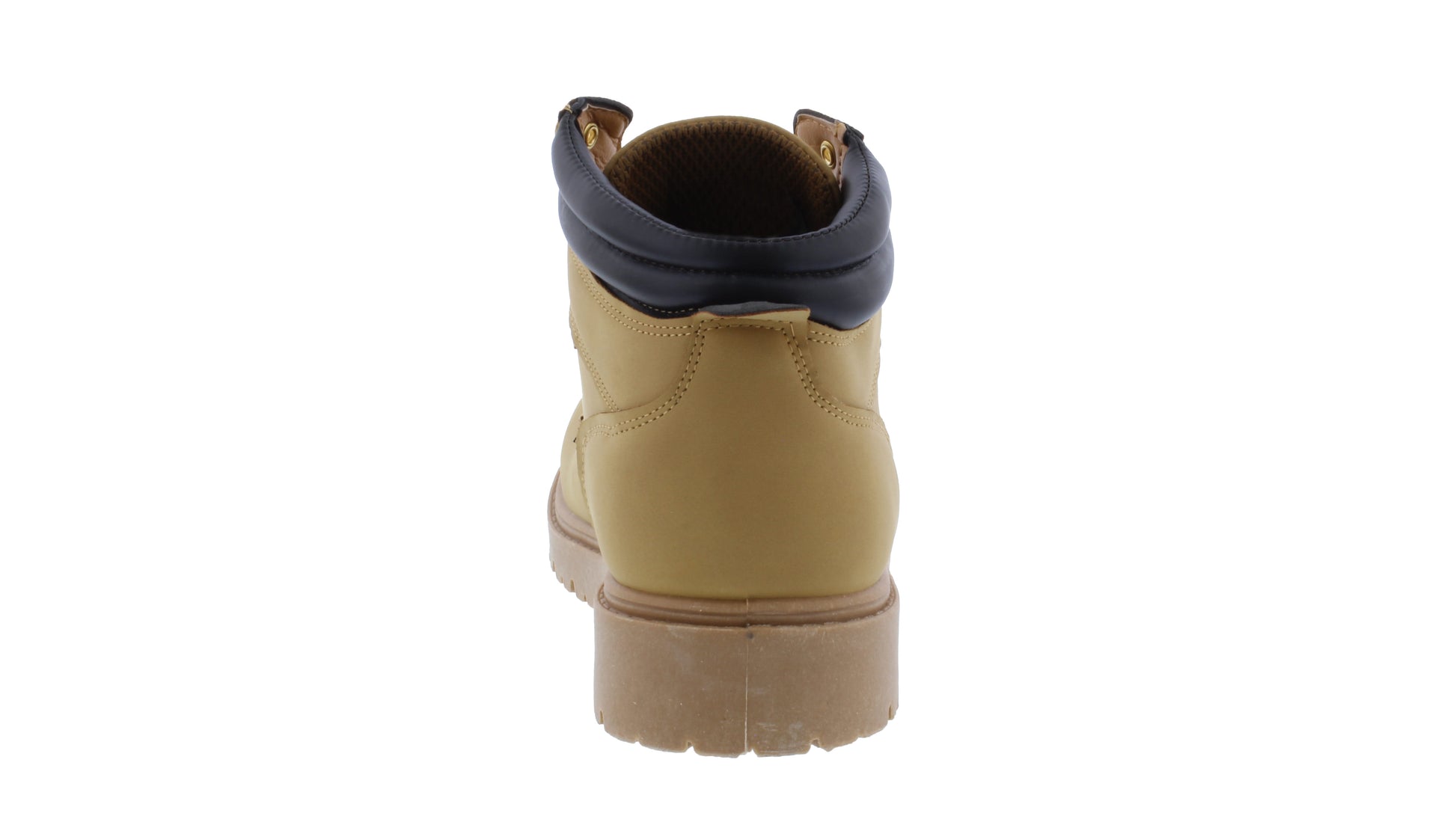 Bota con cordones de cuero sintético para hombre