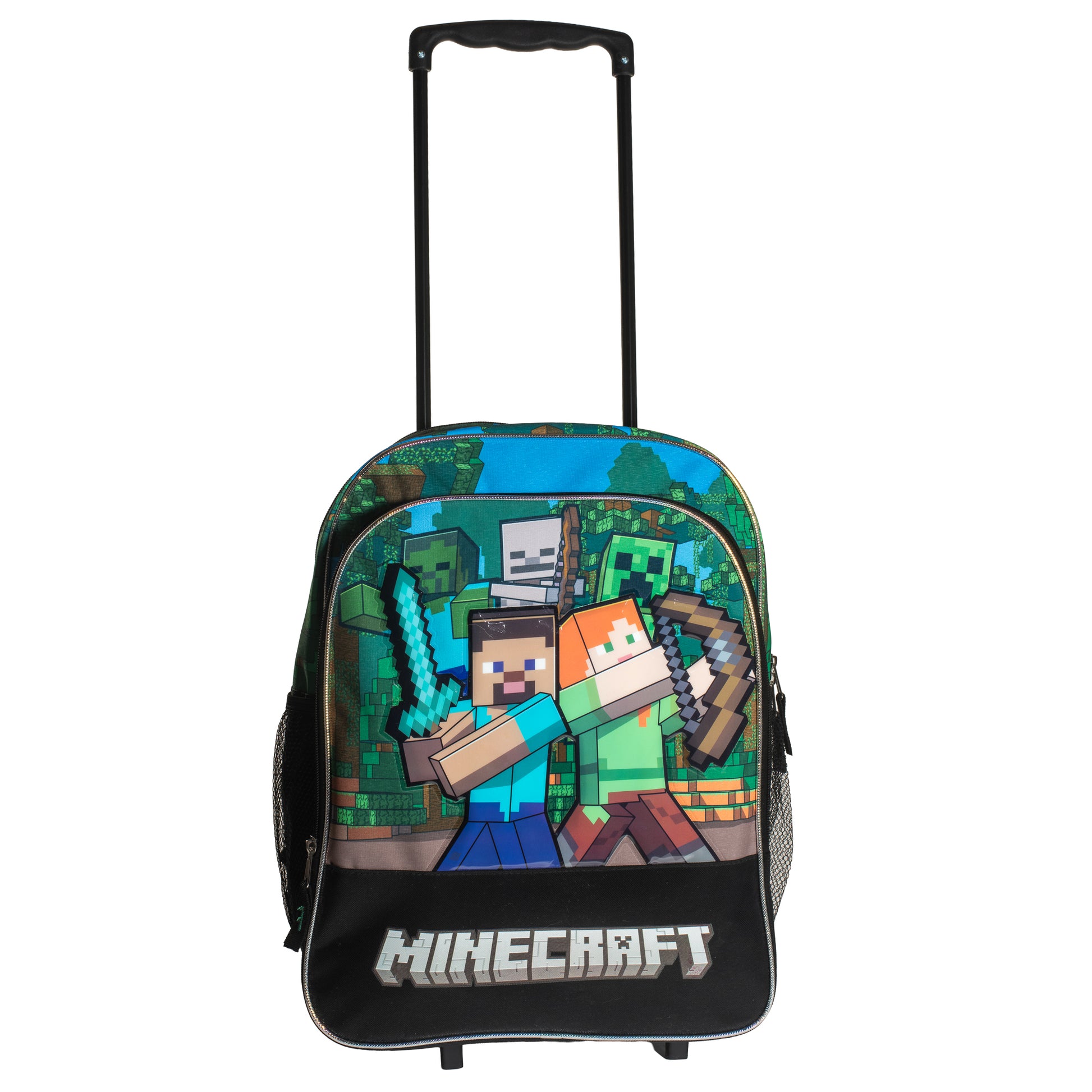 17” Minecraft Backpack with Wheels