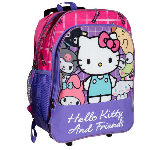 hello kitty 3d wheeled backpack school bag 17” Hello Kitty Backpack with Wheels – Humberto Vidal