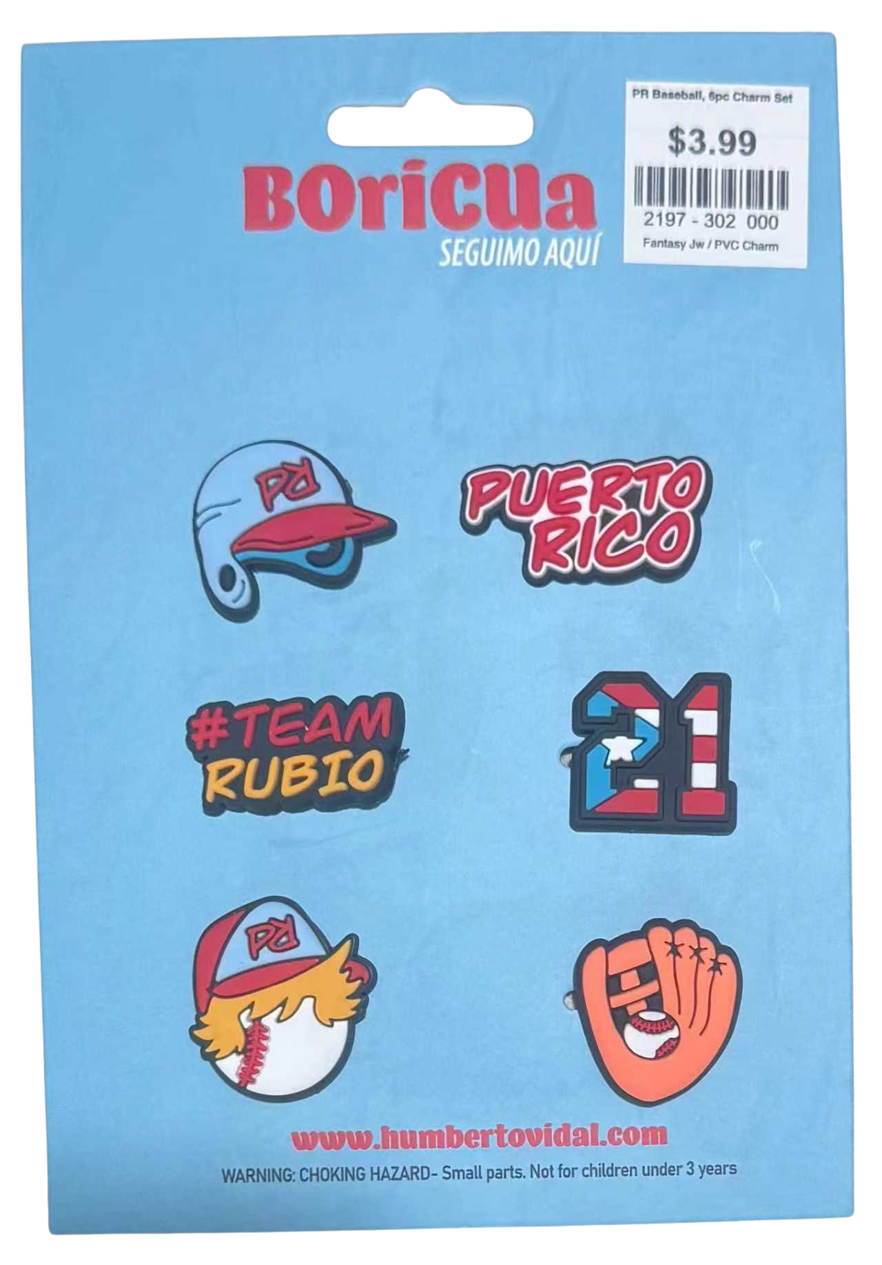 PR Béisbol Charm Set