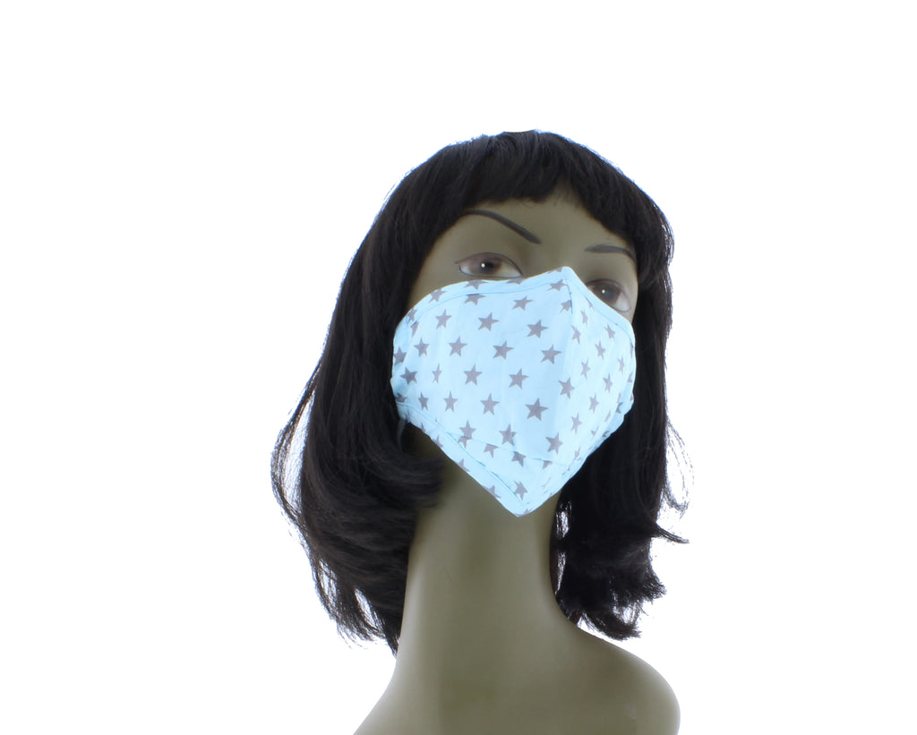 Mascarilla con Estampado de Estrellas