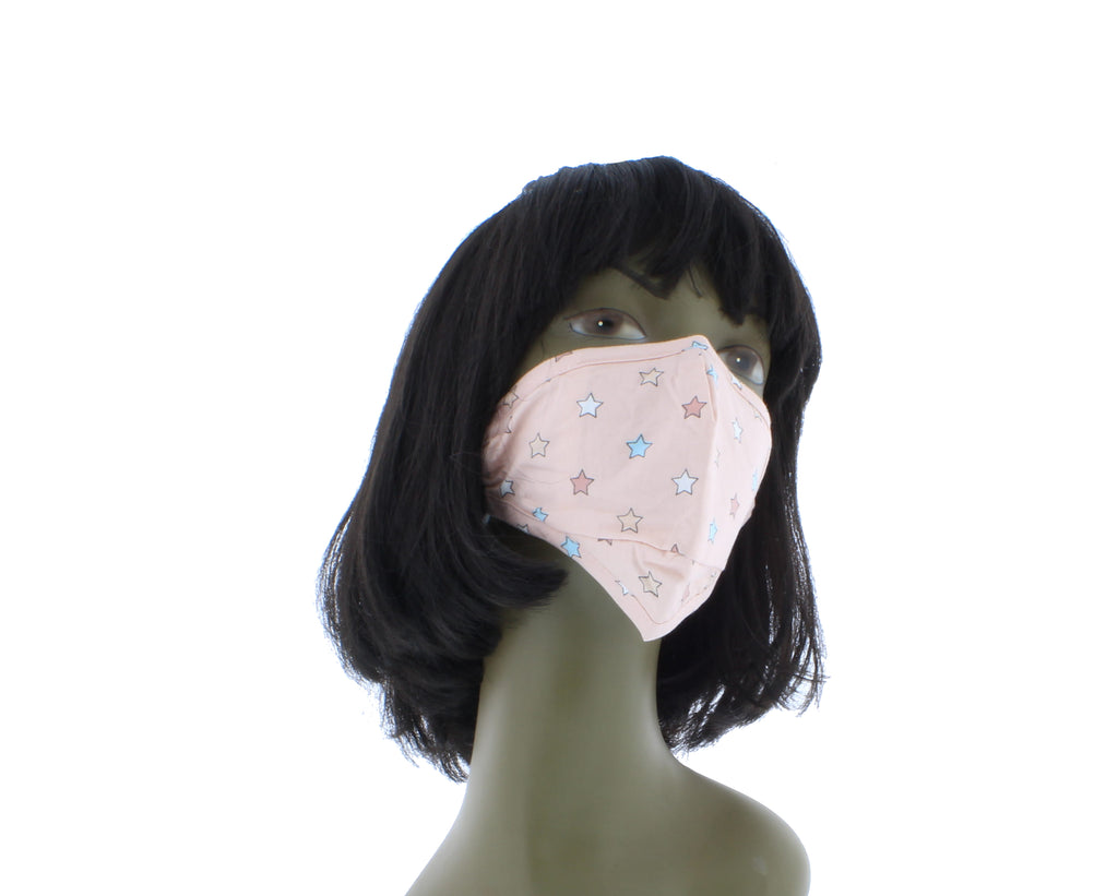 Mascarilla con Estampado de Estrellas