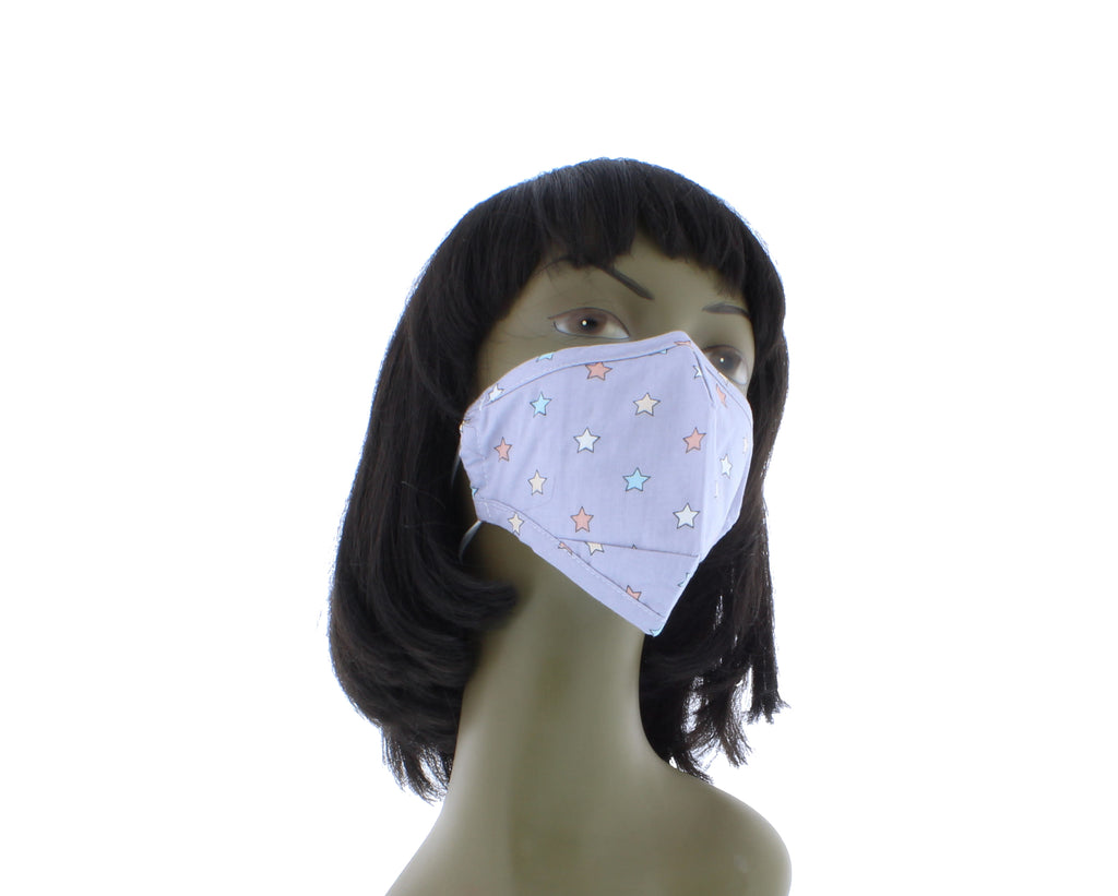 Mascarilla con Estampado de Estrellas