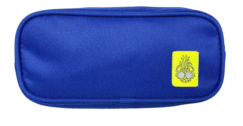 Estuche impermeable rectangular para bolígrafos y lápices con cremallera