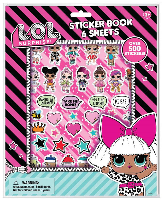 LOL Surprise Sticker Notebook (500 Pack)