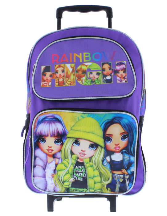 17” Rainbow High Backpack with Wheels