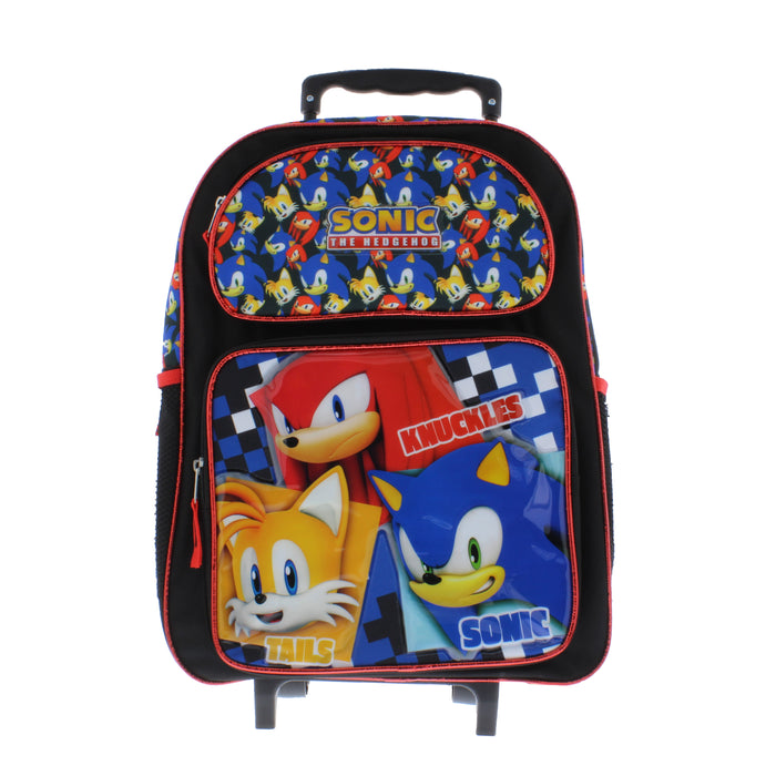 17” Sonic The Hedgehog Backpack with Wheels