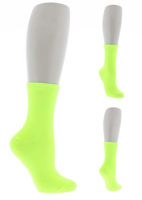 Crew Sock in Neon Colors