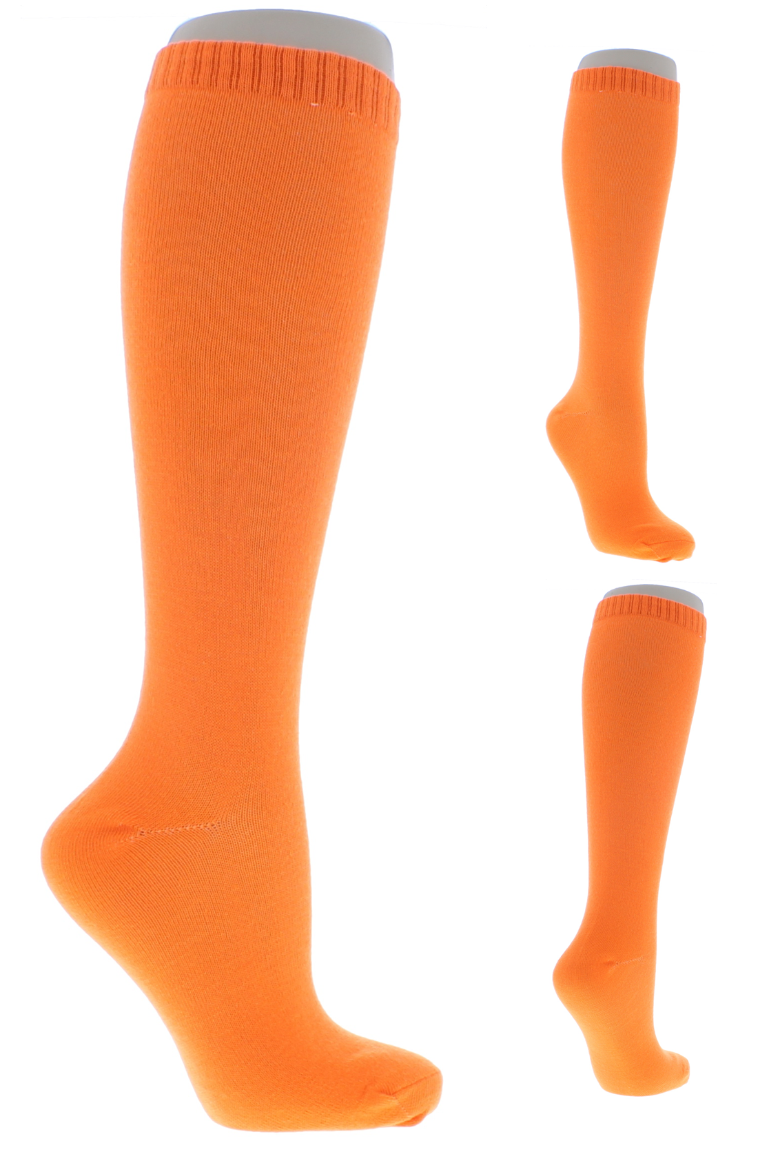 Calcetín hasta la rodilla en colores neón