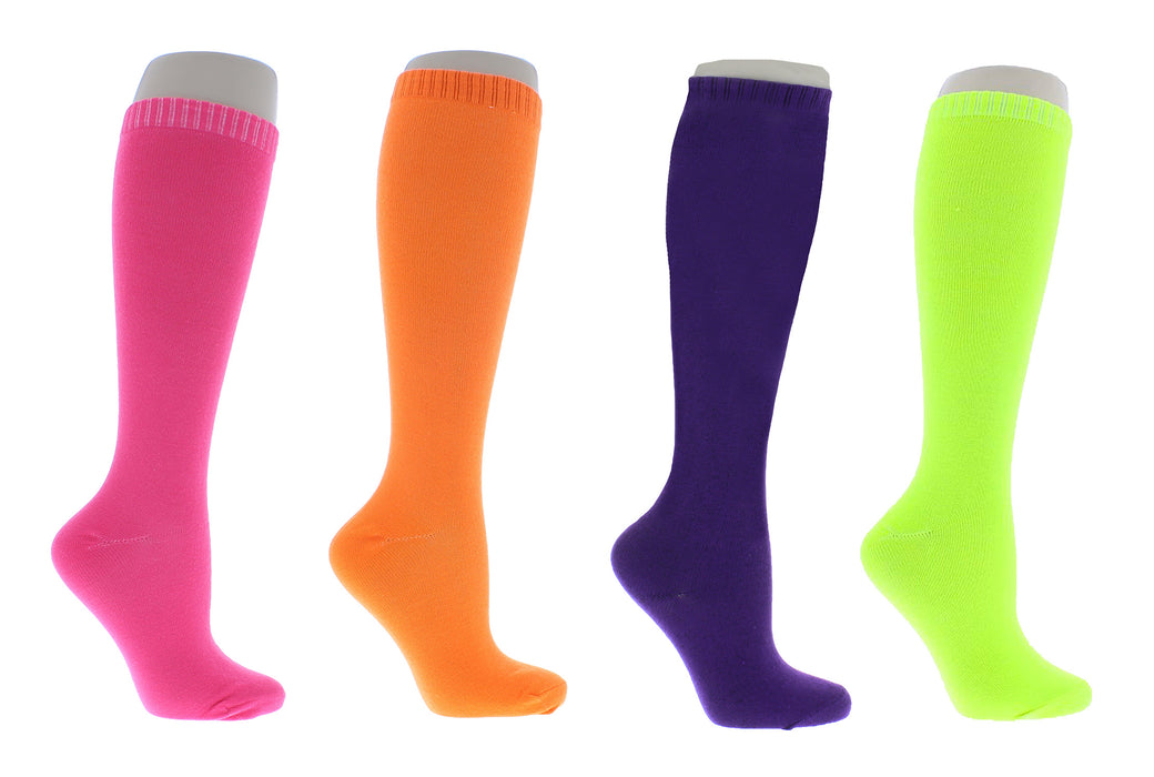 Knee High Sock in Neon Colors