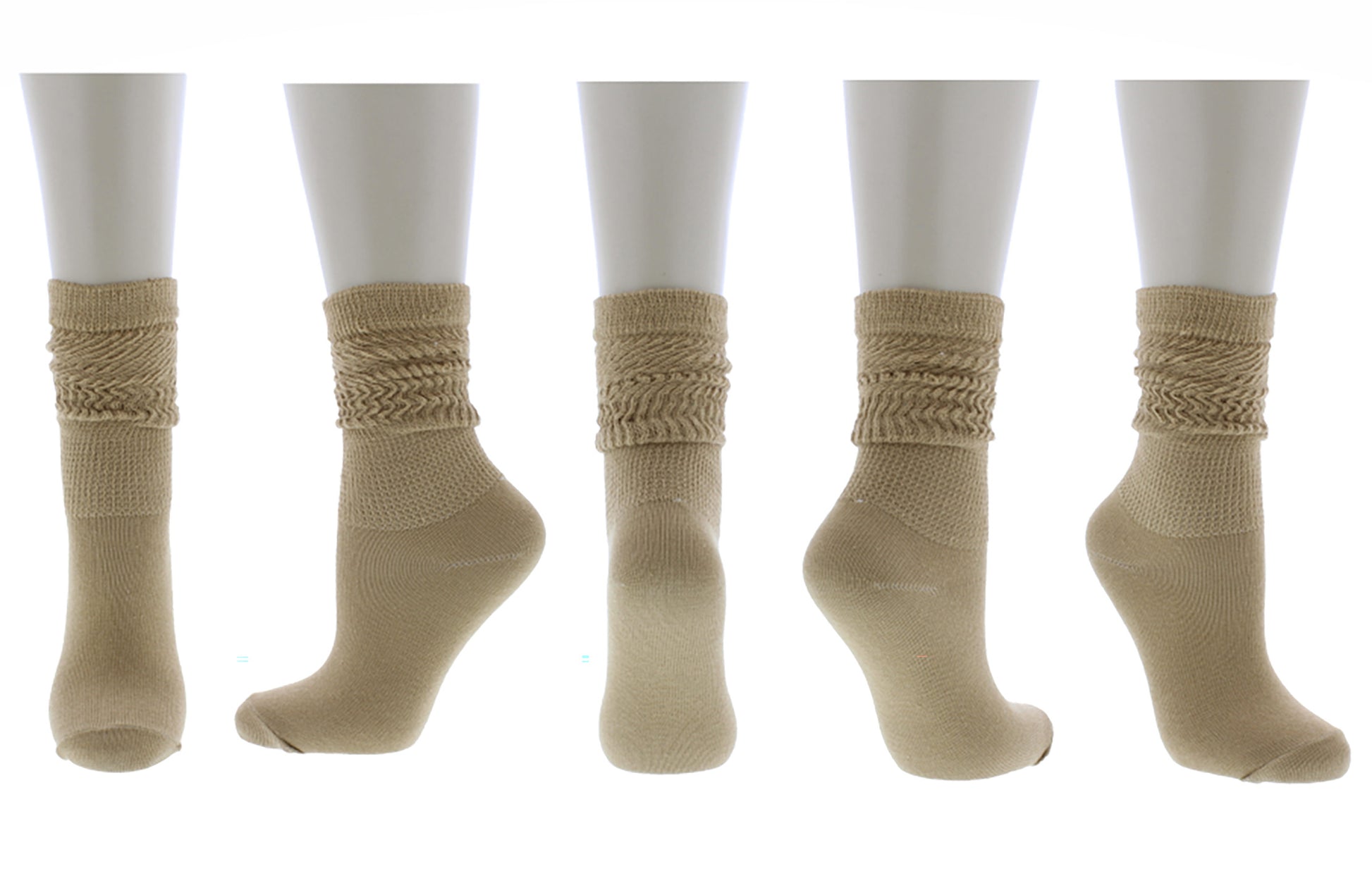 Crew Slouch Sock in Solid Colors