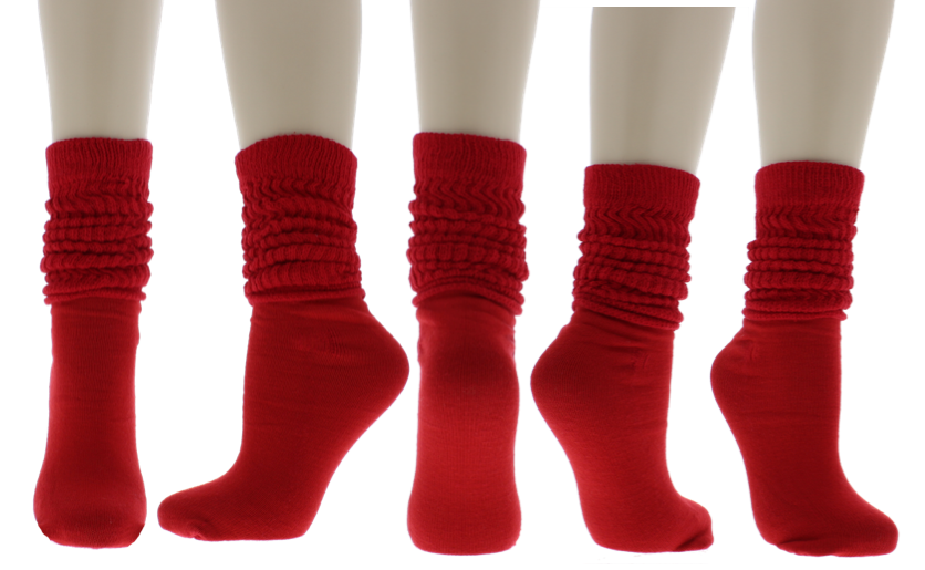 Crew Slouch Sock in Solid Colors