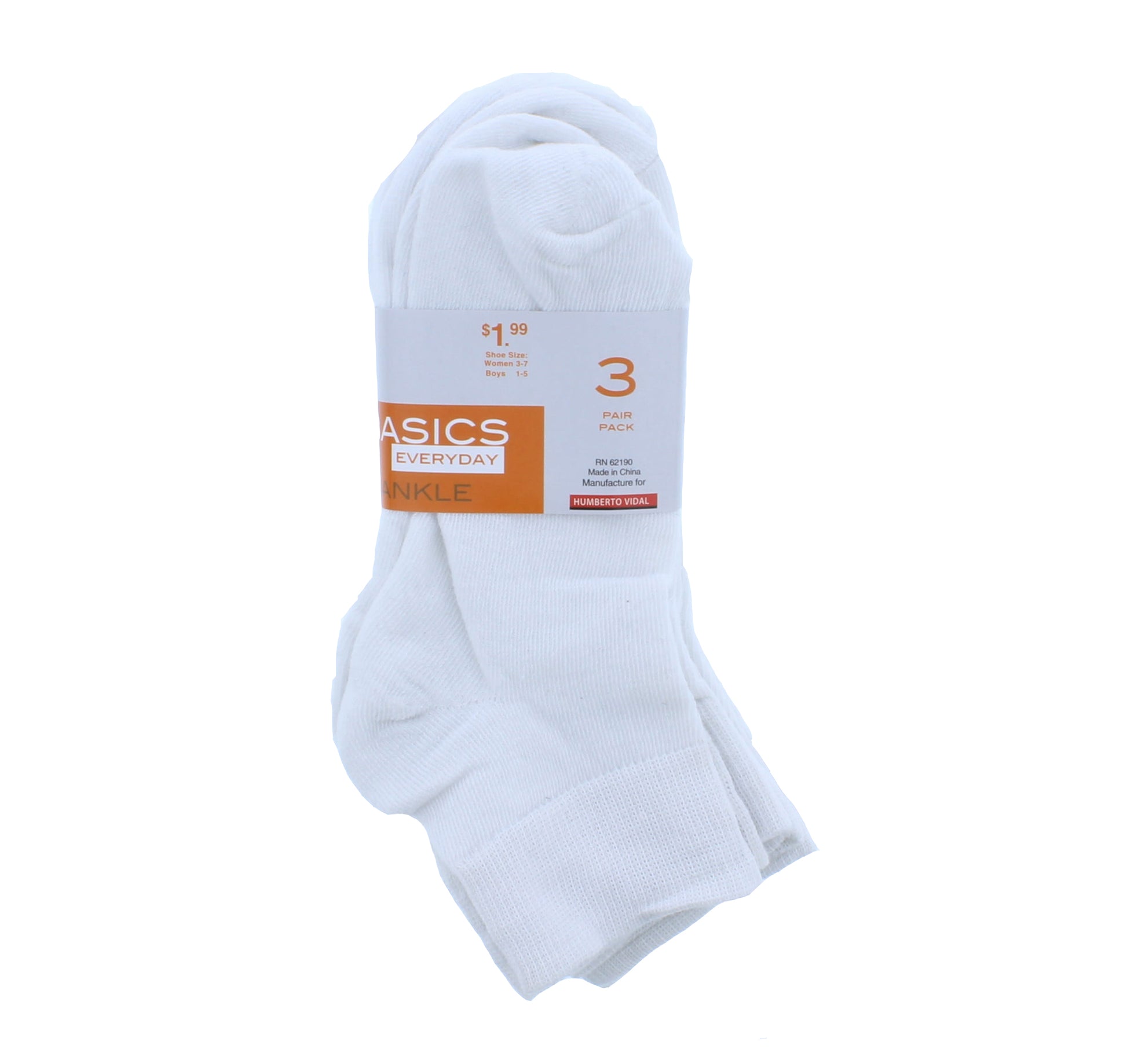 Ankle Sock in Solid Colors