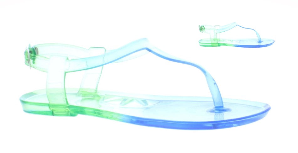 Girls Plastic Sandal with Buckle Closure