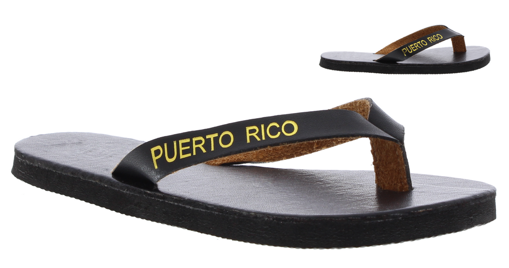 Kids Puerto Rico Faux Leather Flip Flop