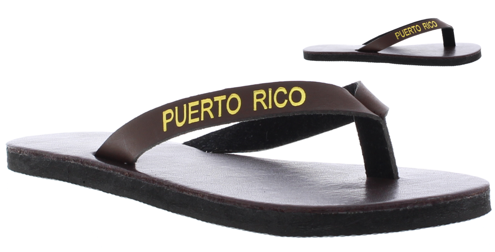 Kids Puerto Rico Faux Leather Flip Flop