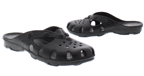 Zapatos sin cordones de goma para mujer