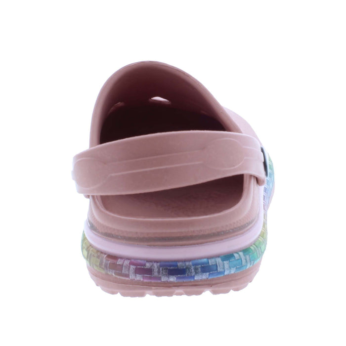 Women Clog with Multicolor Band