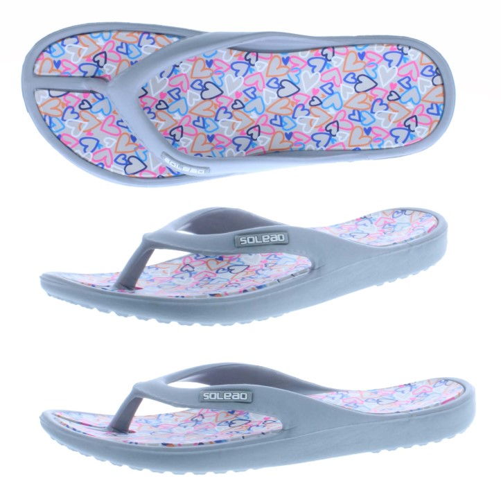 Chanclas de goma para mujer