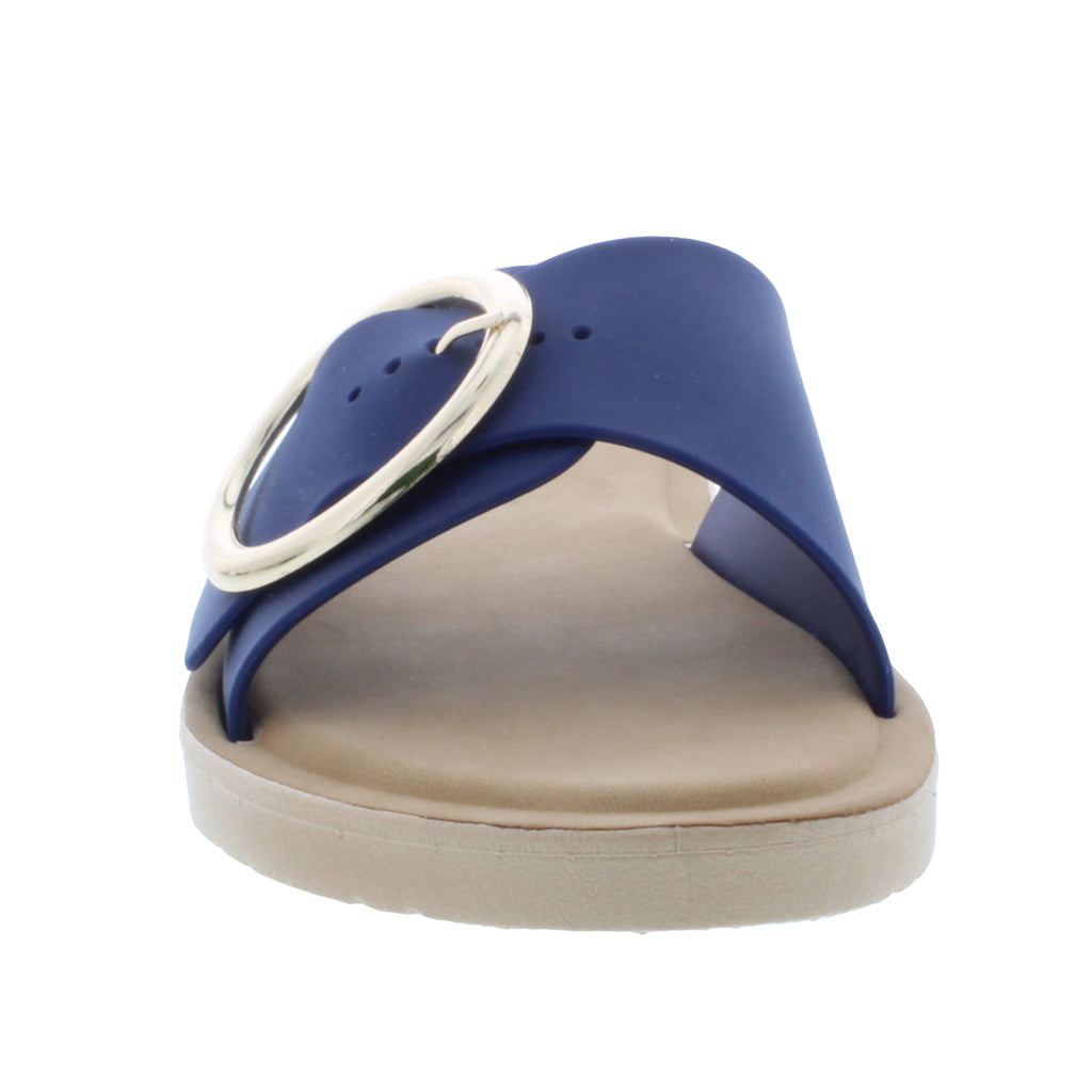 Women Slip On with Gold Buckle