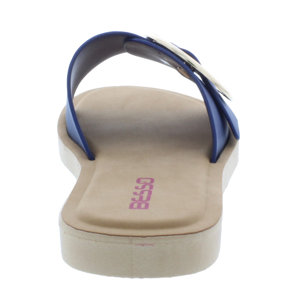 Women Slip On with Gold Buckle