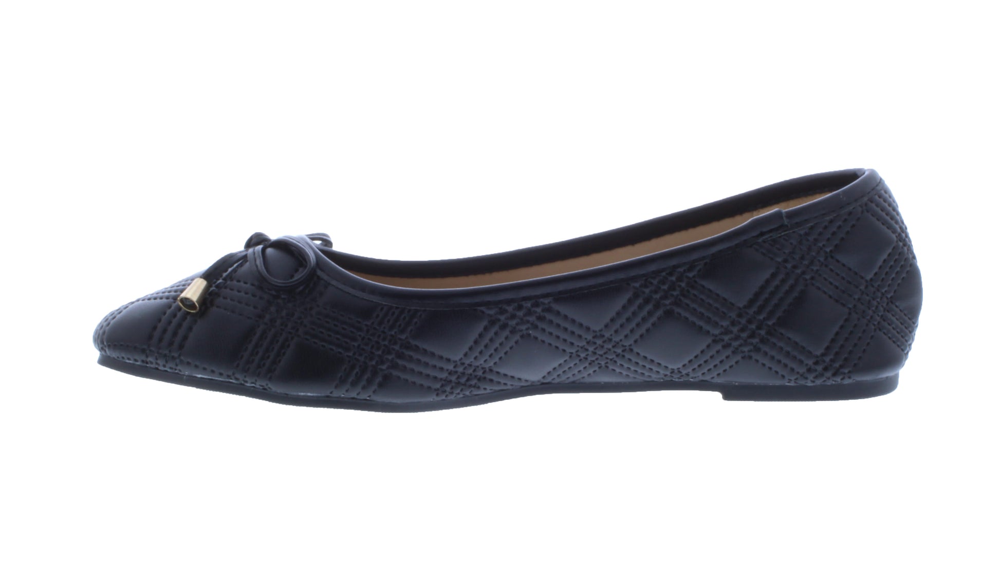 Women Quilted Flat with Rounded Tip