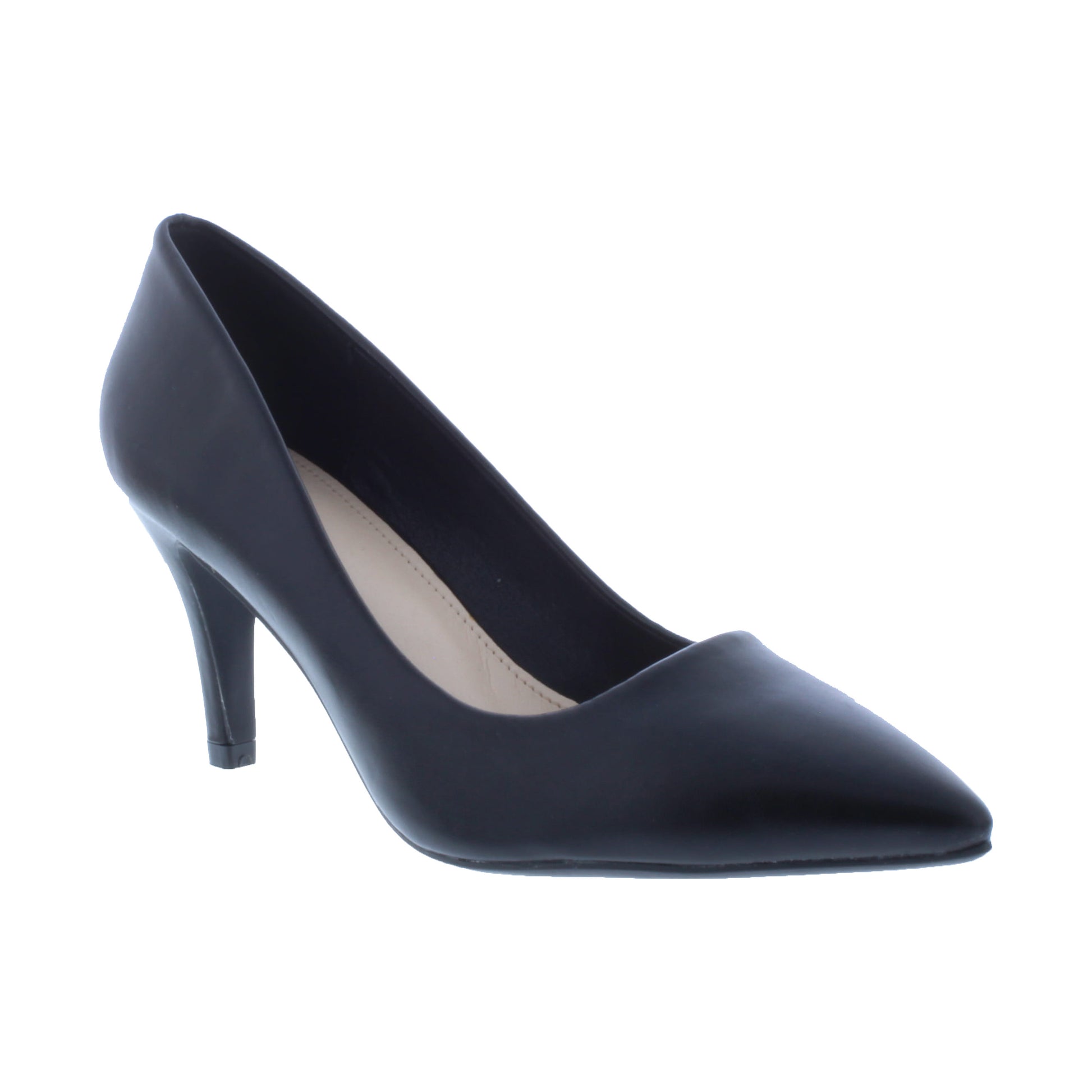 Zapato Tacón Alto Mujer 3” Cuero Sintético