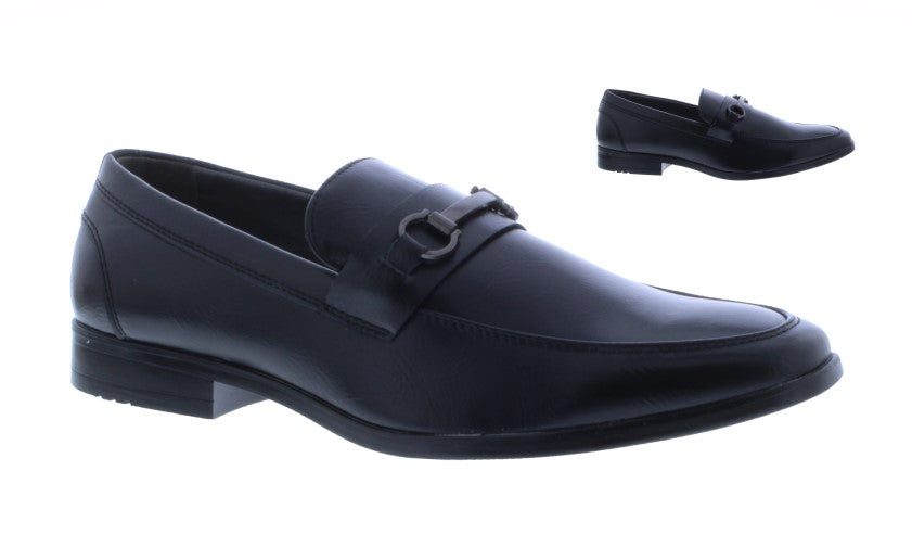 Men Faux Leather Slip On Oxford